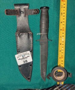 Military knife and sheath WZ.2007A