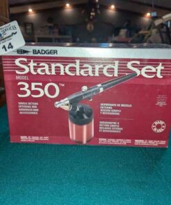 Badger standard set single action airbrush and accessories