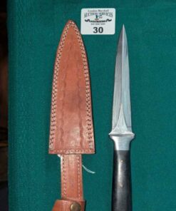 Ash 440c steel knife and sheath