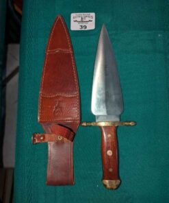 Meula Corvasi Spanish dagger and Leather sheath