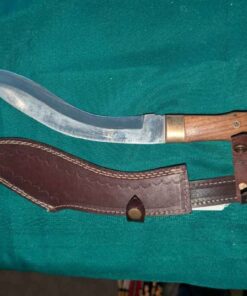 Ash Kukri knife and sheath