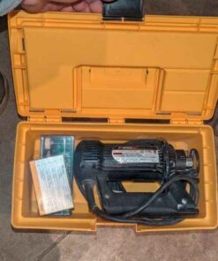 Rotozip saw & accessories in Mastercraft tool box