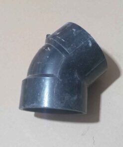 3" PVC 45 degree elbow BLACK