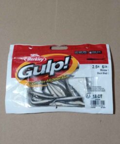 Gulp 2.5-in minnow black shad