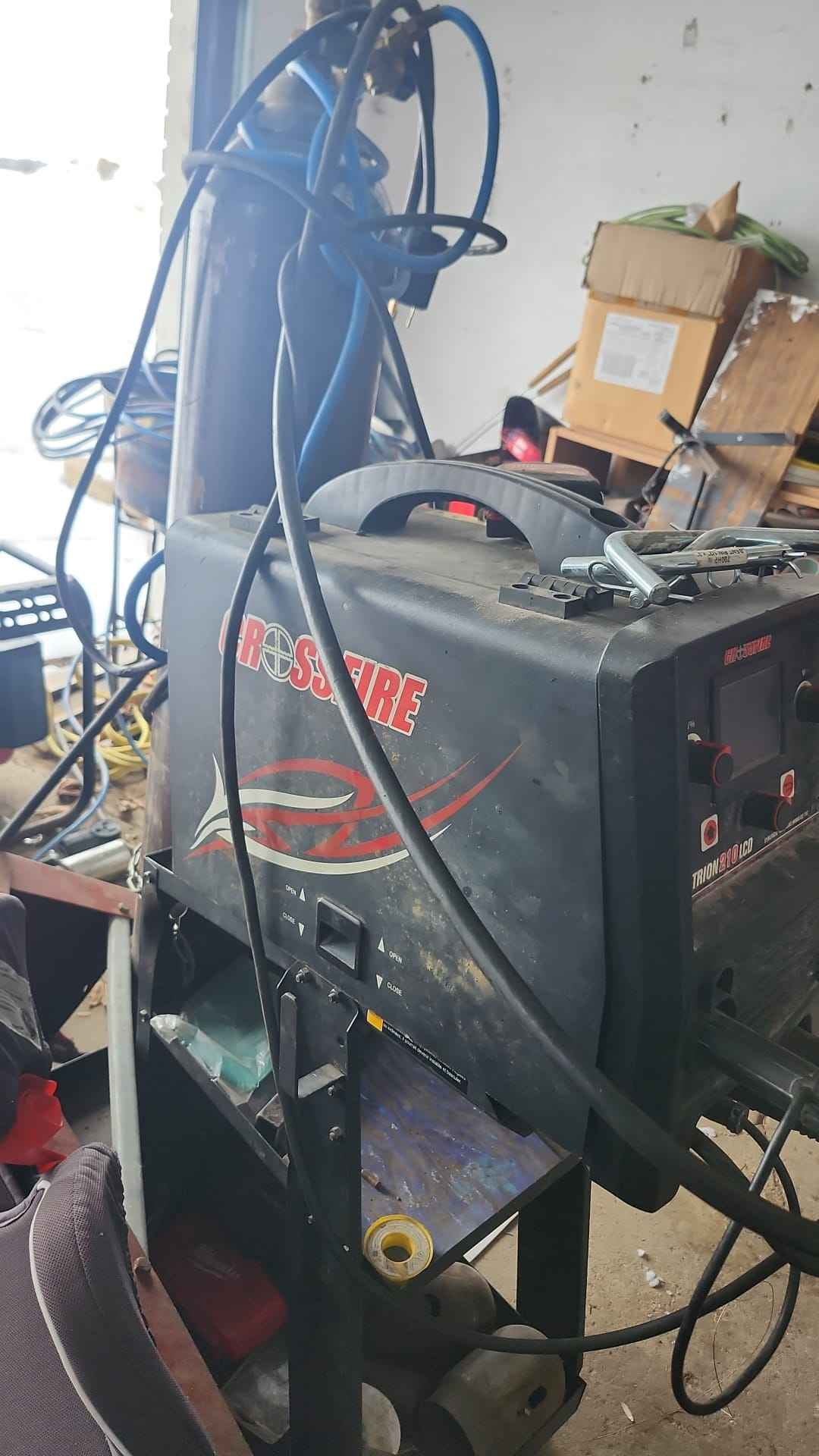 Crossfire inverter powered mig super efficient welding does not include welding gas cylinder