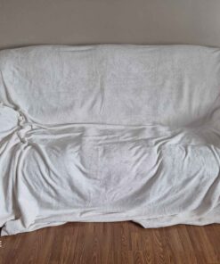 King size fleece blanket...or use as a couch cover