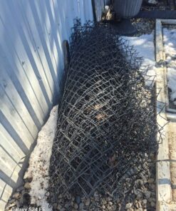 Chain link fence