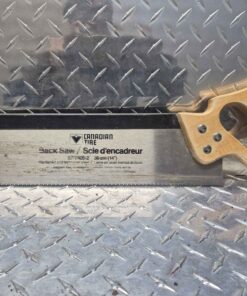 Mastercraft back saw