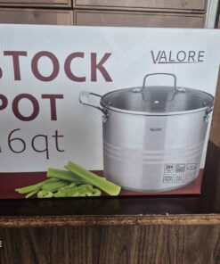 Valore 16 quart stainless steel stock pot.....