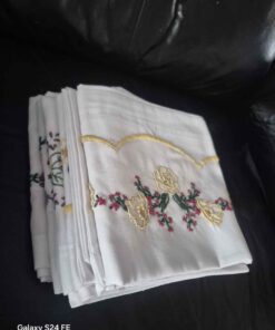 Stack of Floral pillow cases