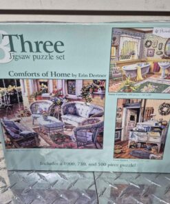 Three jigsaw puzzle set in one..... open box