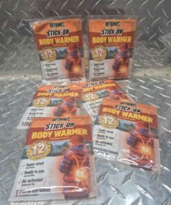 Qty 6 stick on body warmers..... We're not out of winter yet