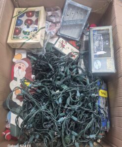 Large Christmas light and decor joblot