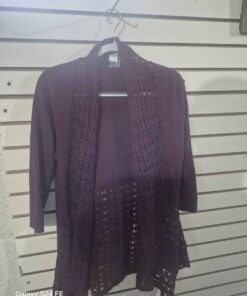 New Woman Design medium burgundy cardigan