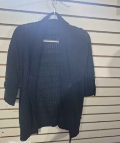 Black cardigan with buttons