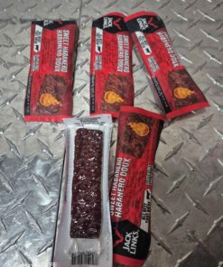 5 Sweet habenero beef jerkey slightly outdated