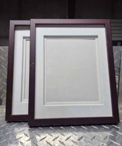 2 QUALITY picture frames solid wood