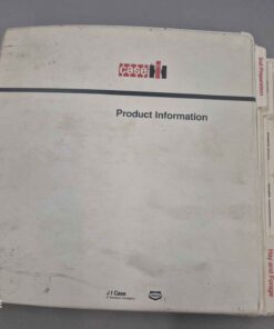 Vintage case IH binder full of literature