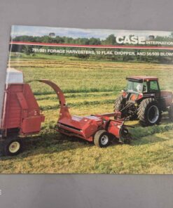 Case IH forage harvester flail chopper and blower vintage literature
