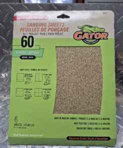 1 package Gator sanding paper
