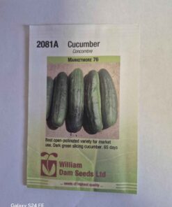 Marketmore 76 cucumber seeds