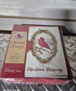 Faithfully yours Christmas blessings box of 20