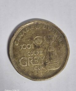 100 years Grey Cup loonie