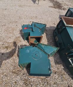 Pair of manual 2 way grain valves.