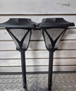 Square carriage house solar light