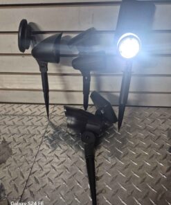 Assorted round projection solar spotlights
