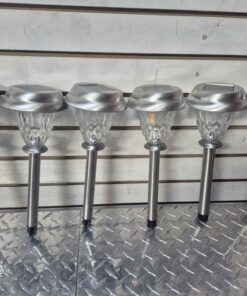 Stainless solar pathway light