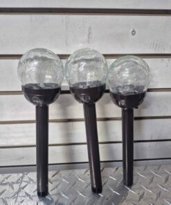 Cracked glass design solar light