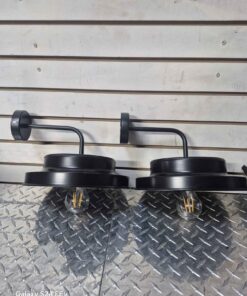 Solar wall mount downward light fixture