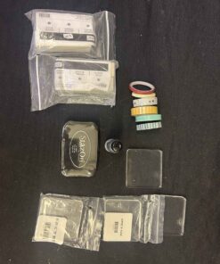 309 - Stampin' Up! Stamp accessories - 4 stamp blocks, black stamp pad and ink, 6 border tapes, 2 sanding block