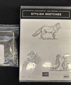 312 - Stampin' Up! Stamp kit - Stylish Sketches, including one stamp block