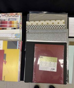 321 - Scrape booking paper - approximately 100 sheets, all colours.