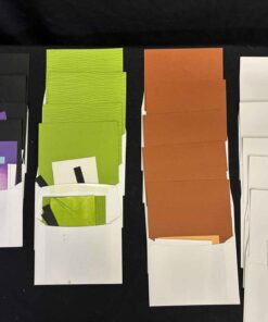 322 - Card and Envelope kits, ready to be designed. 20 in total.