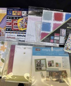 324 - Scrapbooker's Paradise! 7 kits, plus stickers.