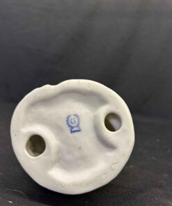 332 - Porcelain figurine, possibly manufactured by Duncan Royale based on the stamp mark. 6.75" high