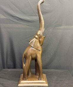 341 - Wood carved elephant