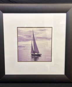 342 - Framed sailboat photo