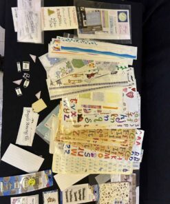 368 - Stickers for card making and scrapbooking as well as charms