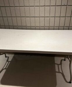 373 - Large table with folding legs