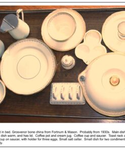 424 - Breakfast-in-bed bone china set