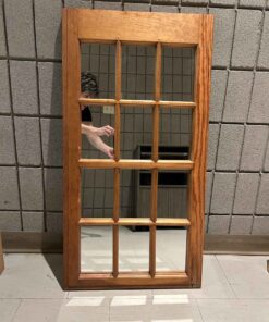 445 - Wooden mirror