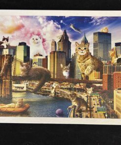 452 - 2 - 1000 pc puzzles . Funny Cities New York. Darrell Bush Big Bear Lodge.