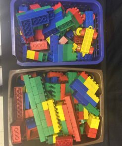 464 - 2 Boxes of large lego blocks.