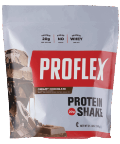 Proflex protein shake ... Creamy chocolate Date is current current