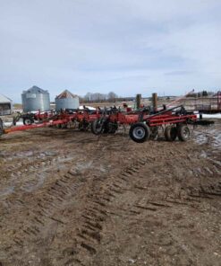 Case IH 200 Cultivator with 4 bar coil tine harrow.