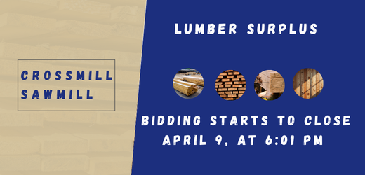 Wood, Lumber, Saw Mill Surplus | CrossHill Wood, Lumber, Saw Mill Surplus | CrossHill